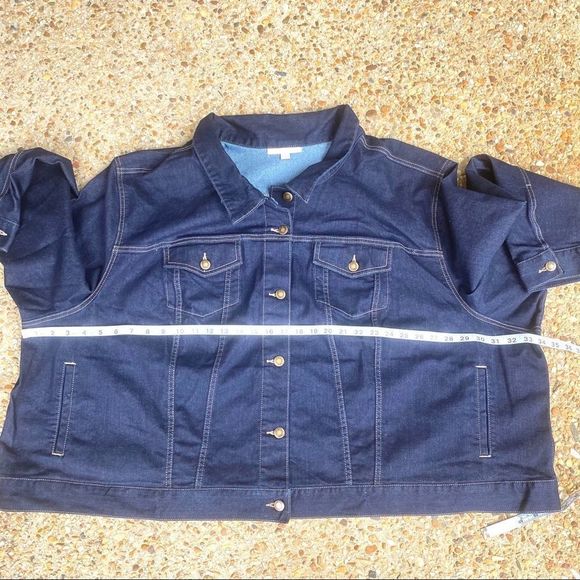 NWOT Woman Within Dark Wash Plus Size Jeans 38 W - Picture 5 of 11